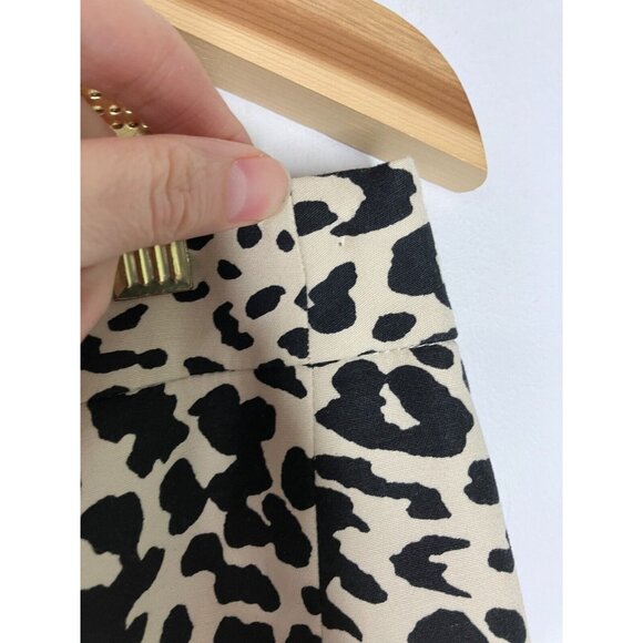 Ann Taylor Loft Women's Size 6 Leopard Print Beige Skirt - Picture 3 of 9